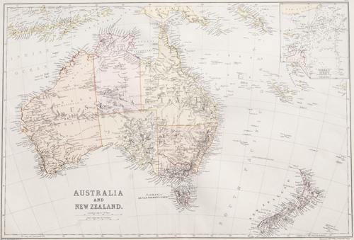 Australia and New Zealand 1855